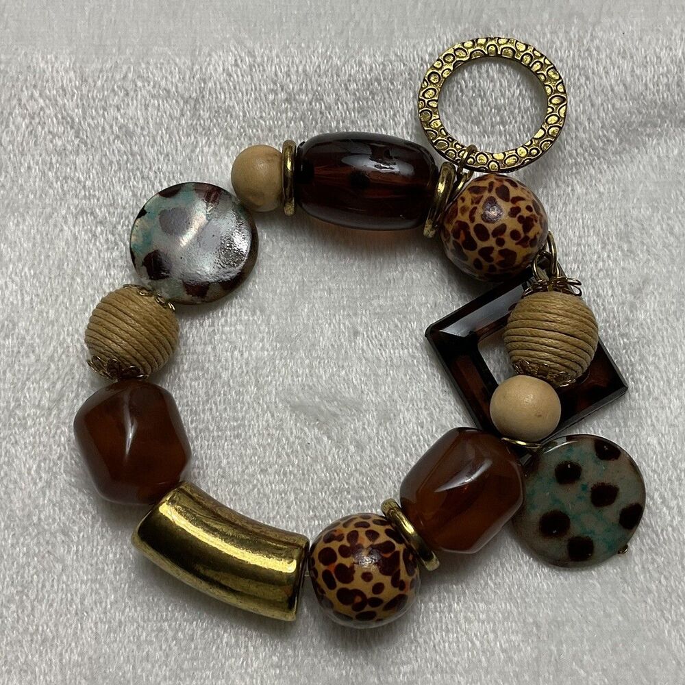 Chico’s Chunky Animal Print Bracelet